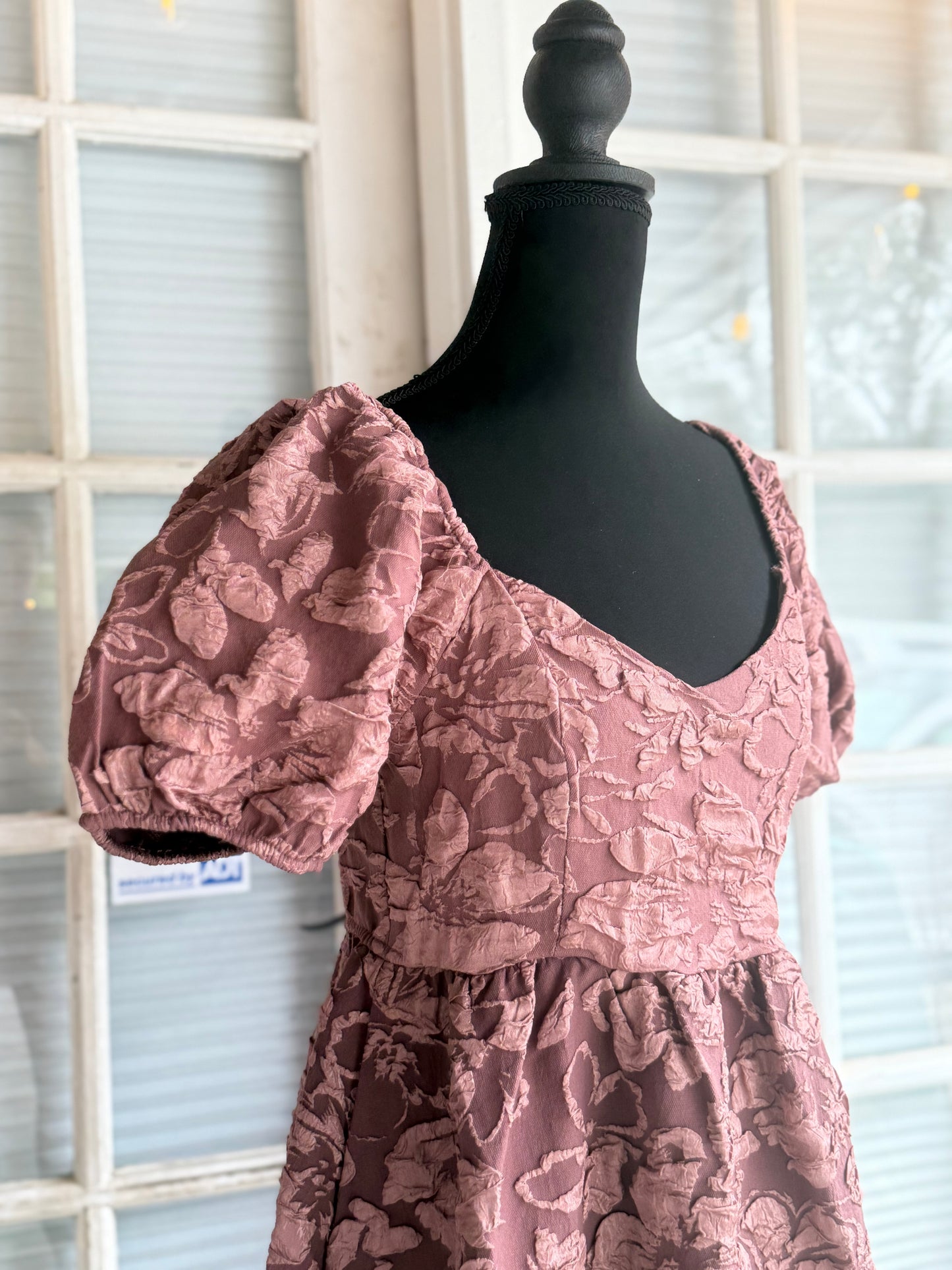 Aurora Midi Dress- Mauve