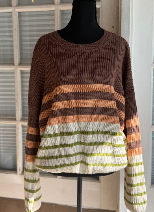 Striped in Autumn Sweater