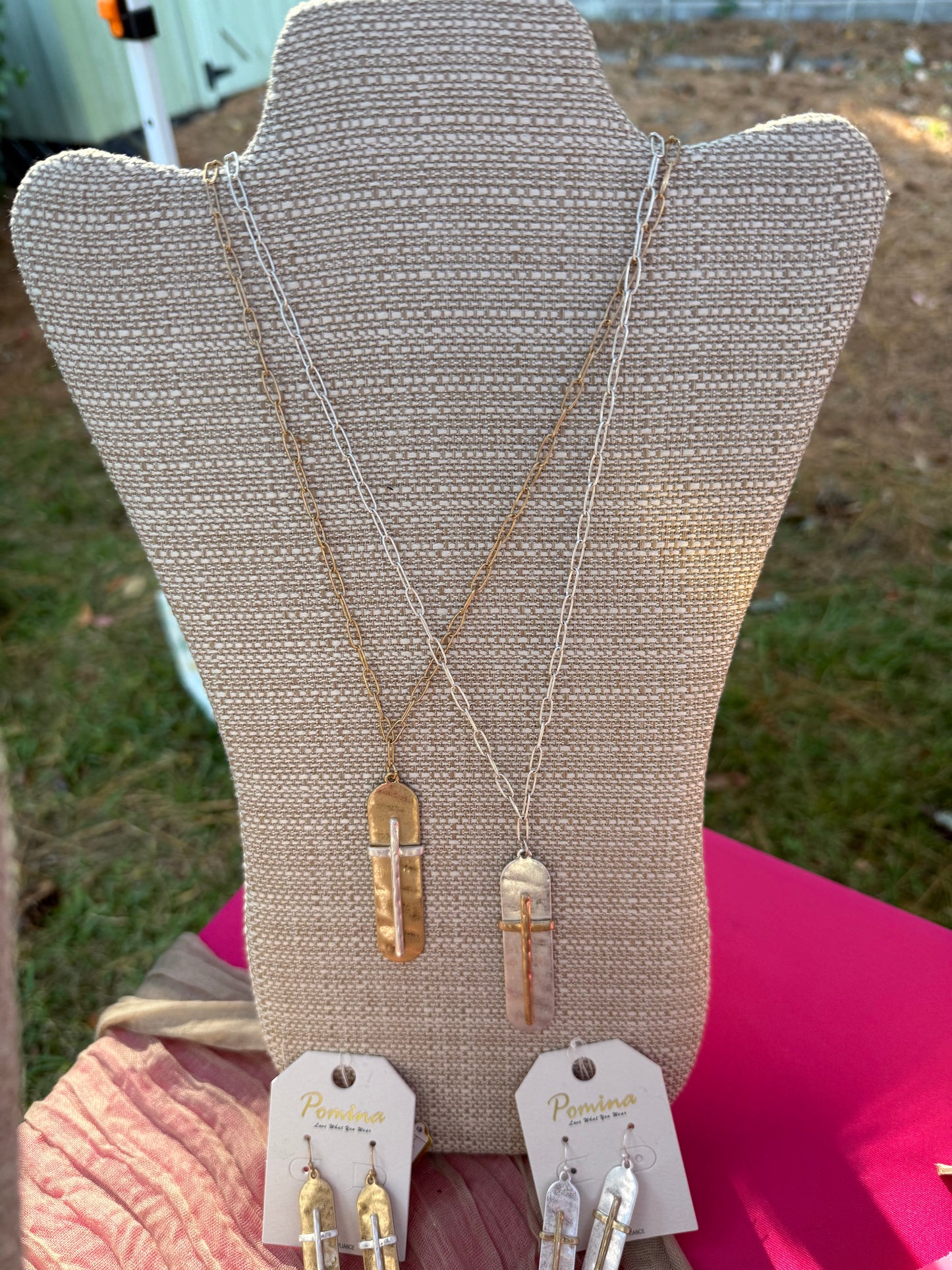 Silver Cross Necklace